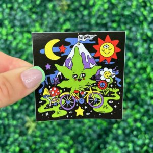 WOKEFACE 420 “Bicycle Day” Collab Sticker